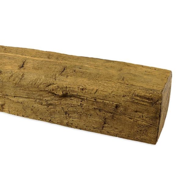 Mycket motståndskraftig PU-balk i polyuretan 9 x 6 x 200 cm ljusbrun