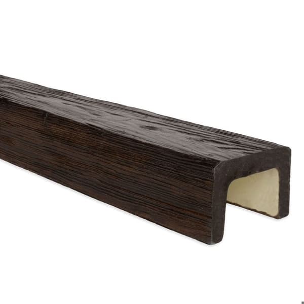 PROVISTON Falsk balk 60 x 90 x 2000 mm i PU HD Mörk ek