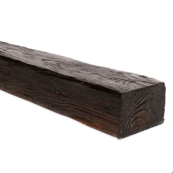 PROVISTON Falsk balk 60 x 90 x 2000 mm i PU HD Mörk ek
