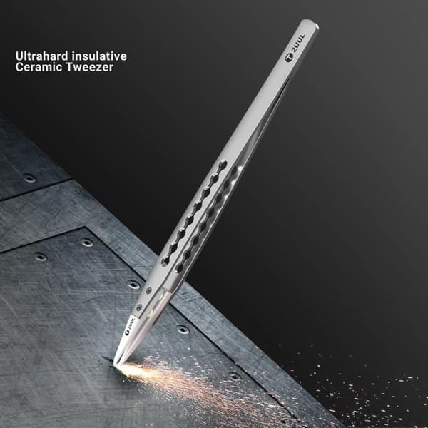 Ultrahård Isolerad Keramisk Pincett Antistatisk Precisionsspets Reparation