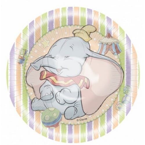 Dumbo Paper Bowls (Pack of 6) Multicoloured One Size