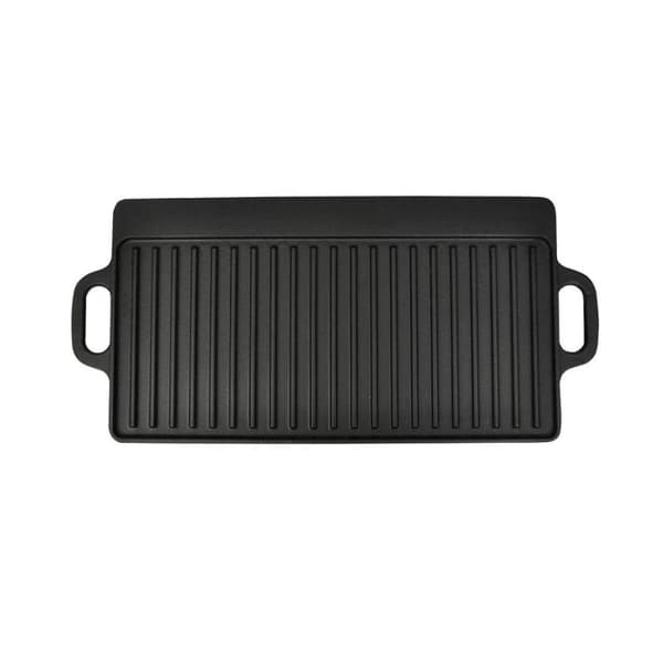 vidaXL Grillplate i støpejern vendbar 50x23 cm
