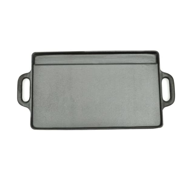 vidaXL Grillplate i støpejern vendbar 50x23 cm