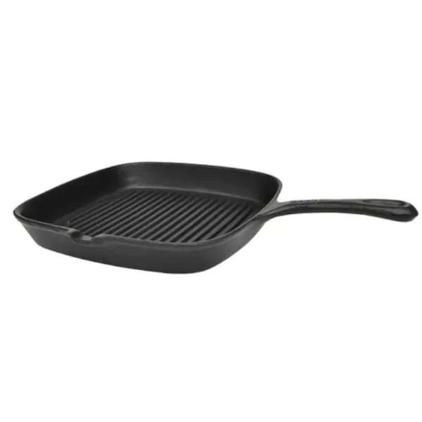 vidaXL Gjutjärnspanna grill 24 x 23 cm