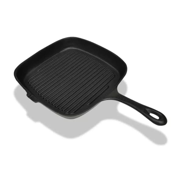 vidaXL Grillipannu valurauta 24x23 cm