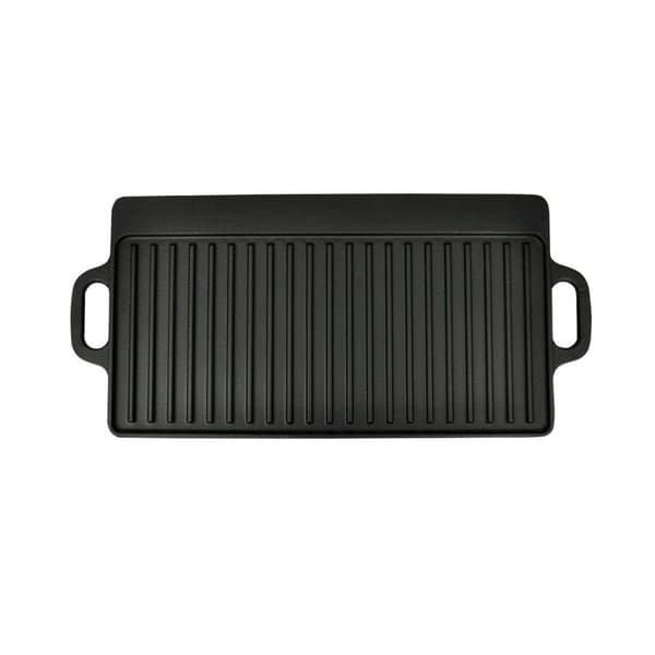 vidaXL Kännettävä valurauta grillilevy 2 kpl 38x23 cm