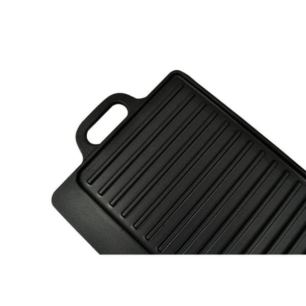 vidaXL Kännettävä valurauta grillilevy 2 kpl 38x23 cm