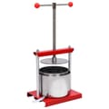 Miniatyrbilde 1 av 8: vidaXL Frukt- og vinpresse rustfritt stål 6 L