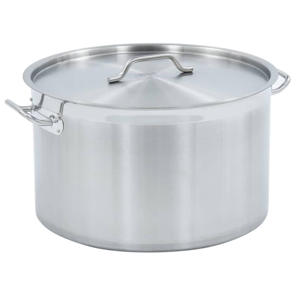 vidaXL Gryte 58 L 50x30 cm rustfritt stål