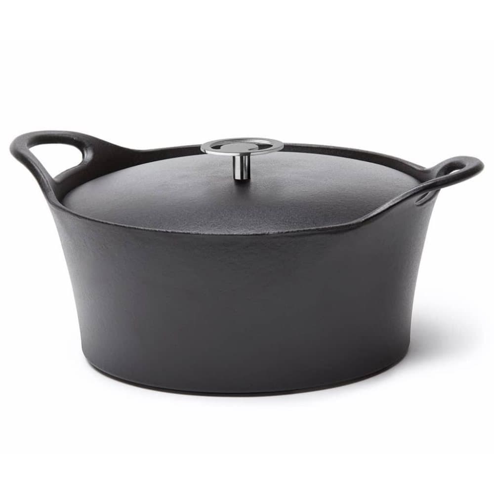 CUISINOX Gjutjärnsgryta emaljerad 1,6 L 20 cm svart
