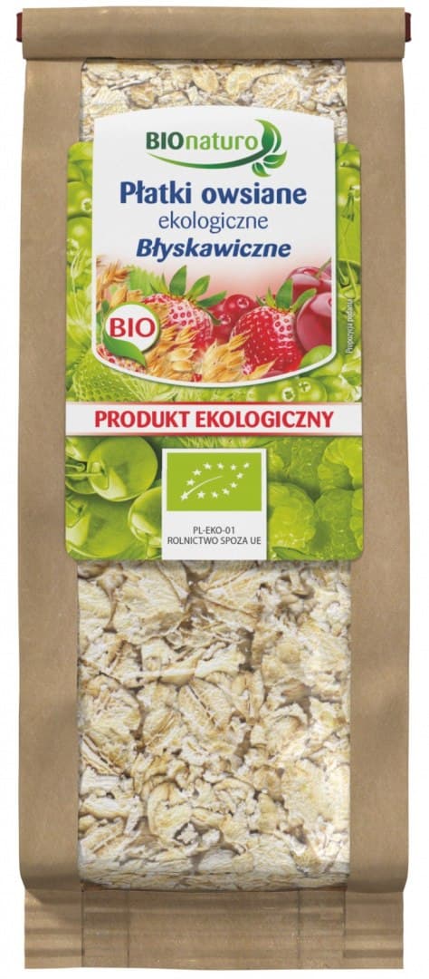 Pikakaurahiutaleet BIO 250g / BIOnaturo