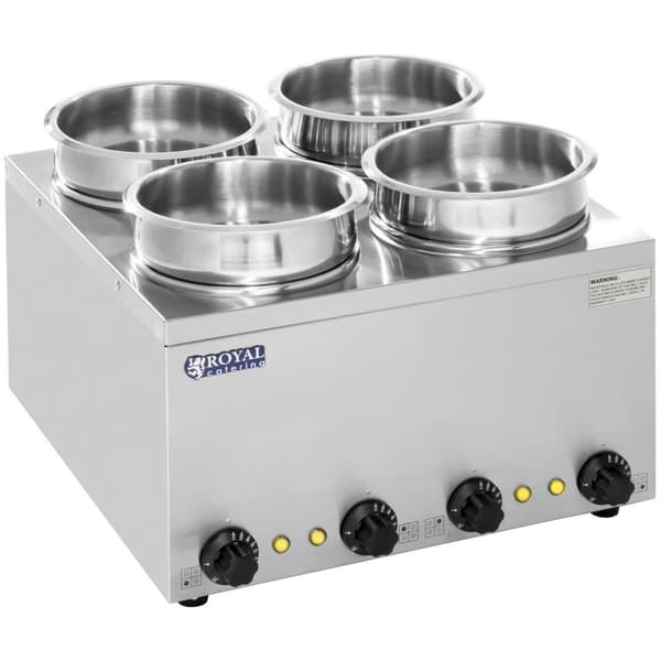 Royal Catering Soppstation - 4 kastruller - 11 L - 600 W