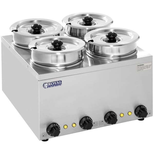 Royal Catering Soppstation - 4 kastruller - 11 L - 600 W