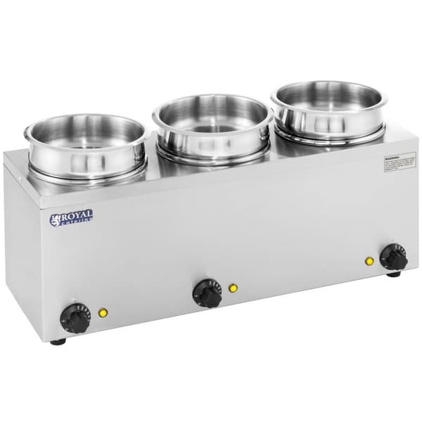 Royal Catering Soppstation - 3 x 2,75 liter - 450 W