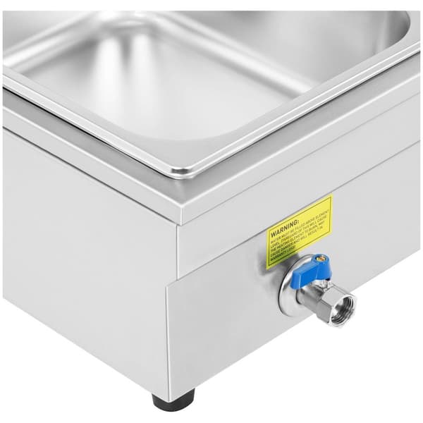 Royal Catering Vattenbad - 5 x GN - 1/2 - tappkran