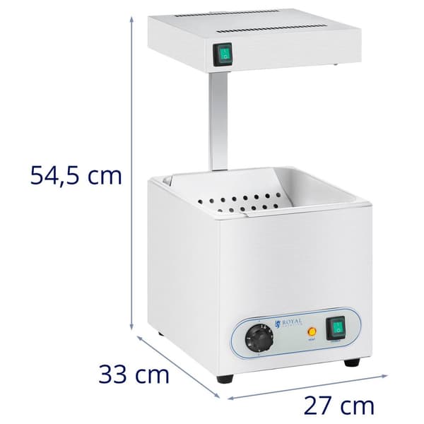 Royal Catering Pommes frites värmare - 850 W