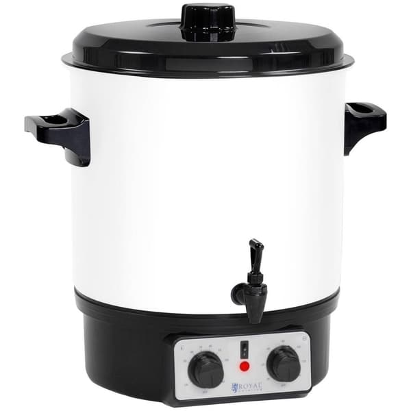 Royal Catering Glöggvärmare - 27 L - timer - tappkran