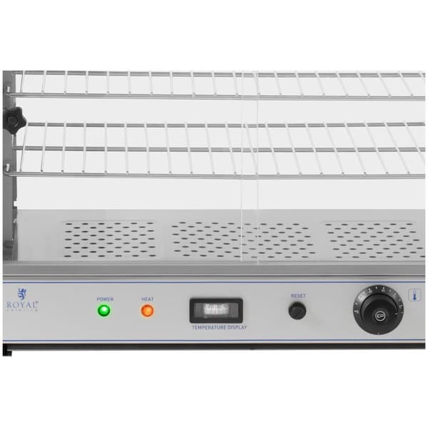 Royal Catering Värmemonter - 54 cm - Royal Catering - 1000 W - 3 gallerhyllor
