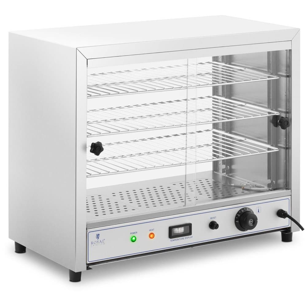 Royal Catering Värmemonter - 54 cm - Royal Catering - 1000 W - 3 gallerhyllor