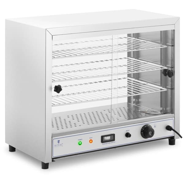 Royal Catering Värmemonter - 54 cm - Royal Catering - 1000 W - 3 gallerhyllor