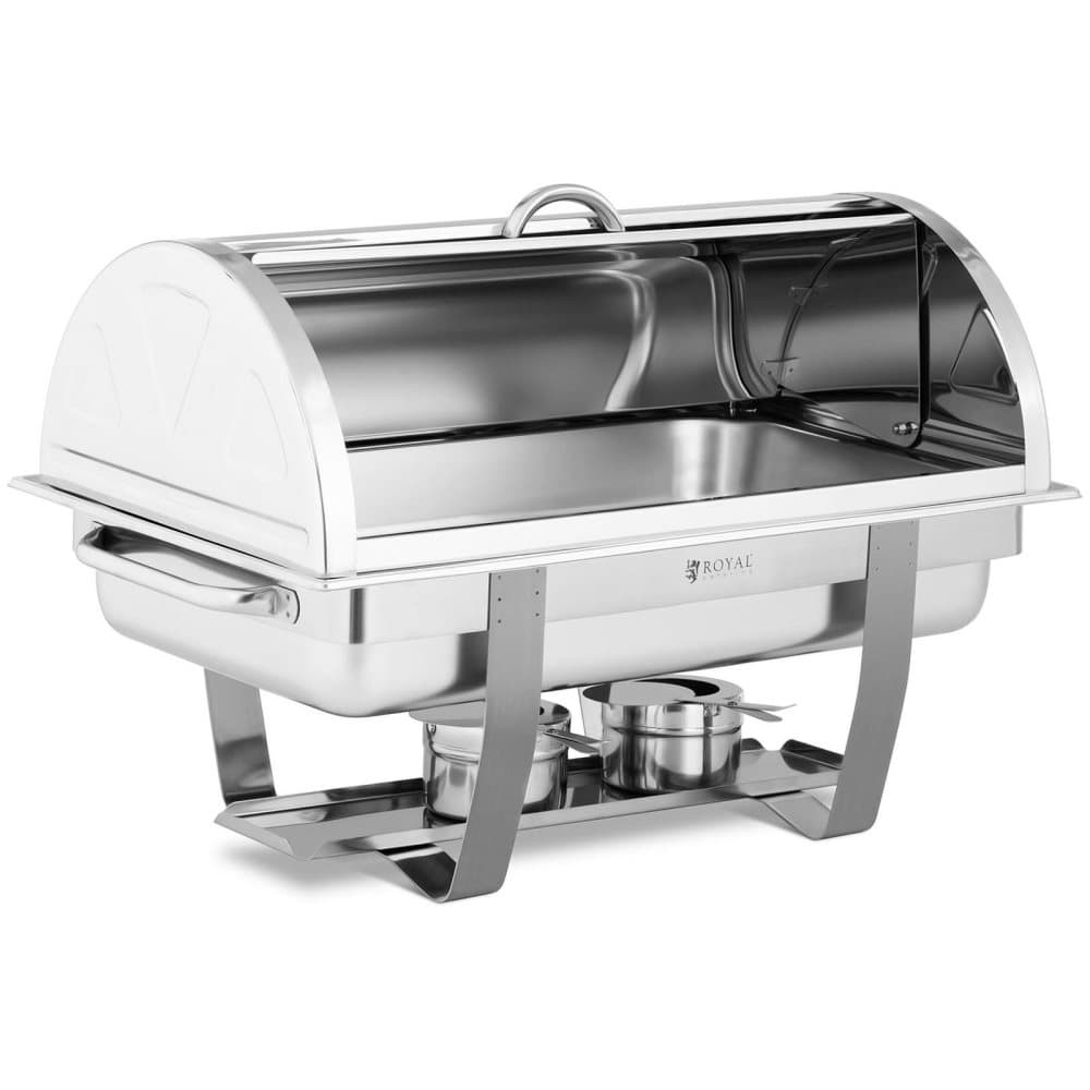 Royal Catering Chafing dish - GN 1/1 - Royal Catering - 8,5 L - 2 bränsleceller - Smalt stativ