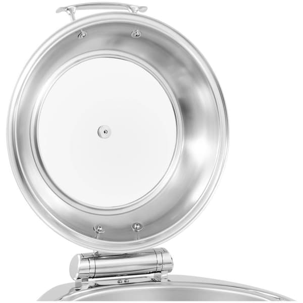 Royal Catering Chafing dish - Rund med fönster - Royal Catering - 5,5 L
