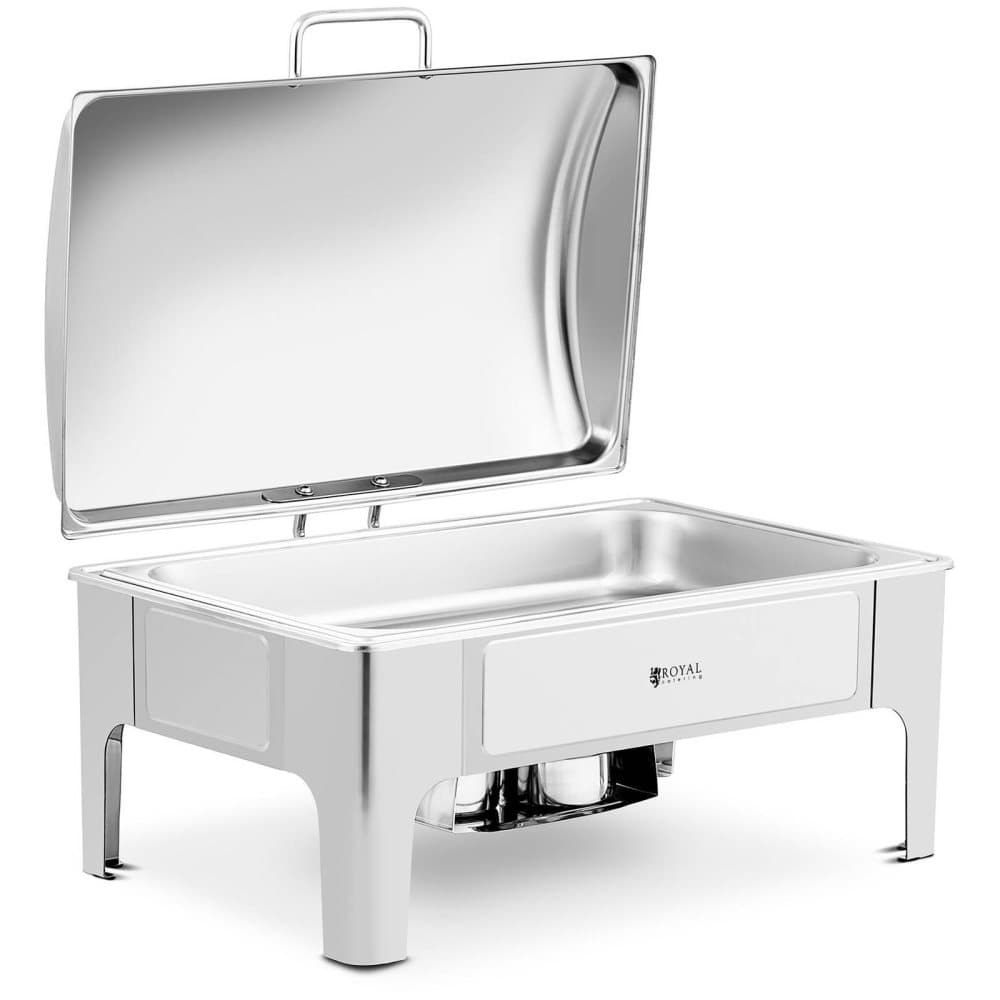 Royal Catering Chafing dish - GN 1/1 - Royal Catering - 8,5 L - 2 bränsleceller - Halvrund