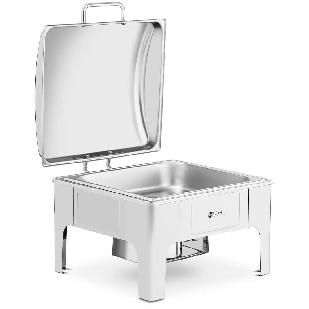 Royal Catering Chafing dish - GN 2/3 - Royal Catering - 5,3 L - 1 bränsleceller - Halvrund