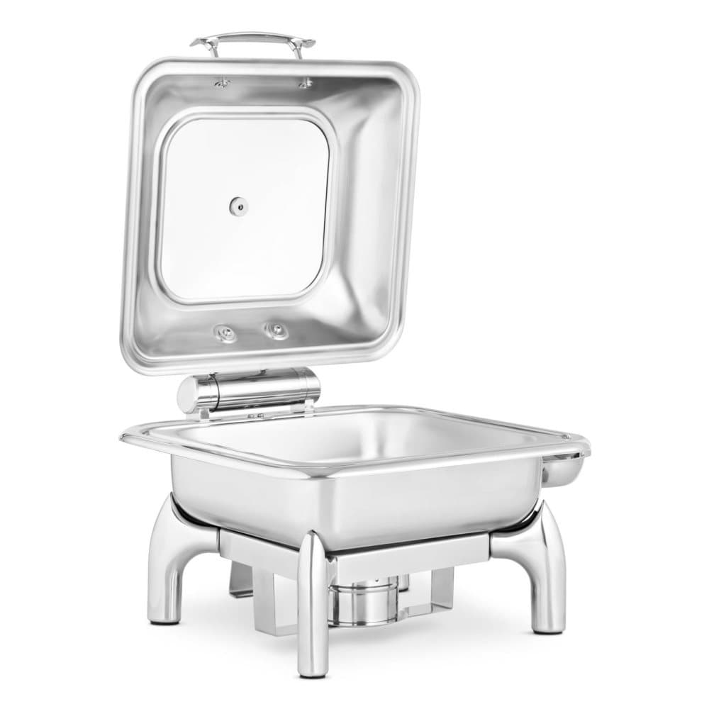 Royal Catering Chafing dish - GN 2/3, hydrauliskt lockgångjärn - 5,5 L - 1 bränsleceller - Royal Catering