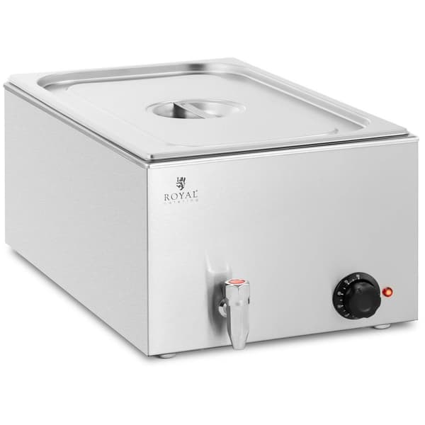 Royal Catering Bain marie - 600 W - 1 GN 1/1 - Tappkran