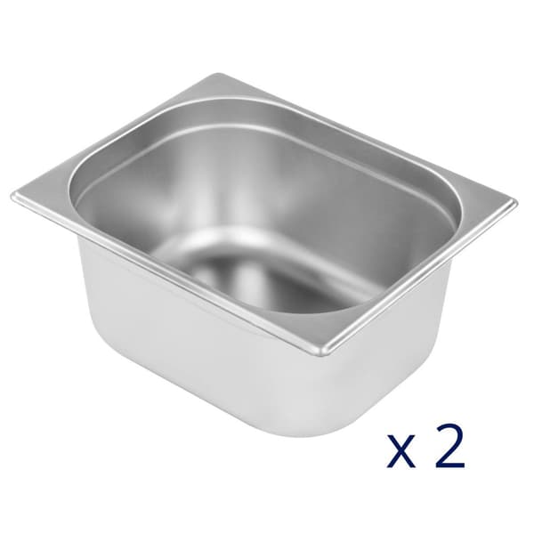 Royal Catering Bain marie - 600 W - 2 GN 1/2 - Tappkran