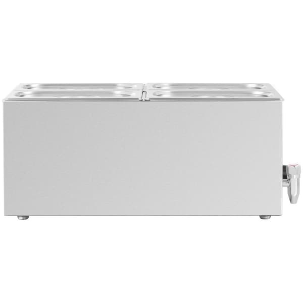 Royal Catering Bain marie - 600 W - 4 GN 1/4 - Tappkran