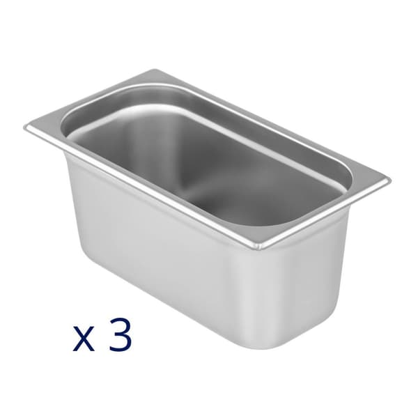 Royal Catering Bain marie - 600 W - 3 GN 1/3 - Tappkran