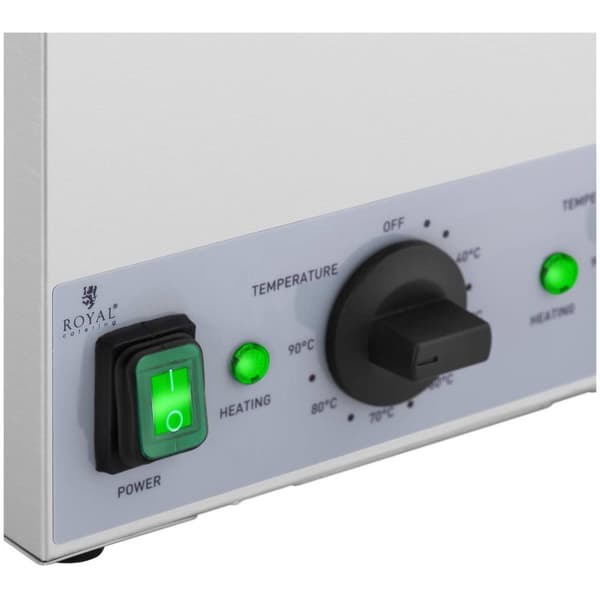 Royal Catering Såsvärmare - 2 x 1 L - Kontrollpanel i botten - Royal Catering