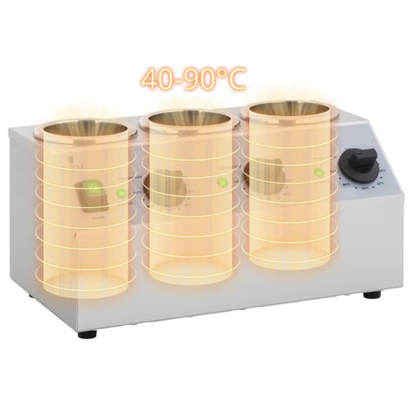Royal Catering Såsvärmare - 3 x 1 L - Toppstyrningspanel - Royal Catering