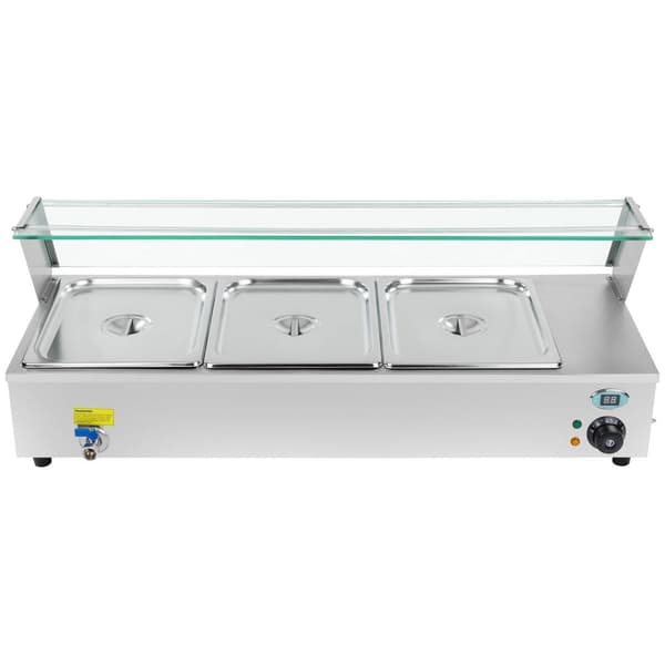 Royal Catering Bain Marie - 3 x GN - 1/2 - Tappkran