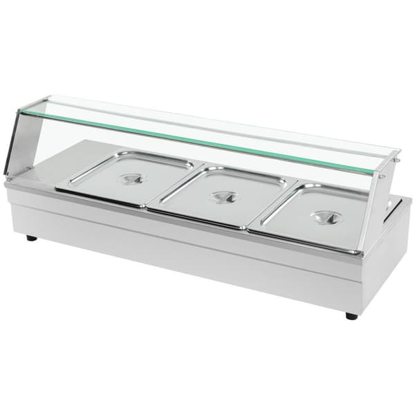 Royal Catering Bain Marie - 3 x GN - 1/2 - Tappkran