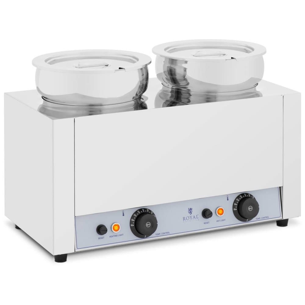 Royal Catering Soppstation - 2 x 7 l - 1000 W - Glänsande - Royal Catering