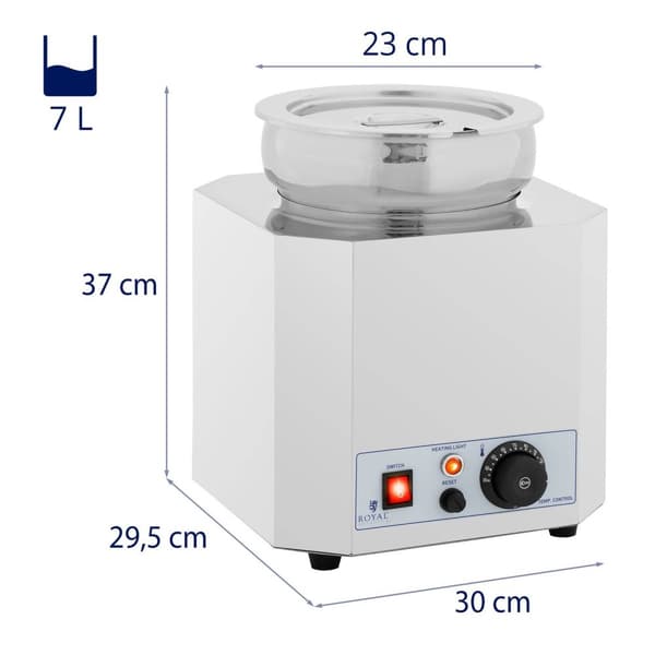 Royal Catering Soppstation - 7 l - 500 W - Glänsande - Royal Catering