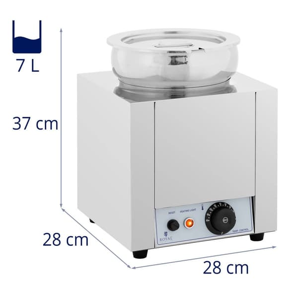 Royal Catering Soppstation - 7 l - 500 W - Matt - Royal Catering