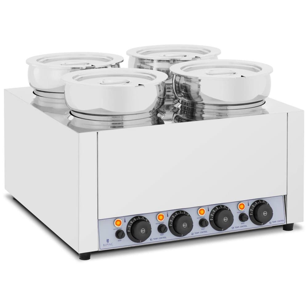 Royal Catering Soppstation - 4 x 7 l - 2000 W - Glänsande - Royal Catering