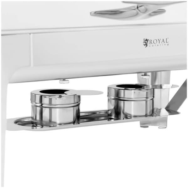 Royal Catering Chafing dish - GN 1/1 - Royal Catering - 8,5 L - 2 bränsleceller - Lock med fönster