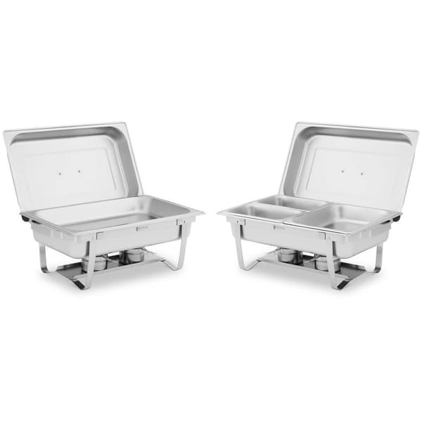 Royal Catering Chafing dish - 2 st. - 2x8 L - inkl. GN-behållare - Royal Catering