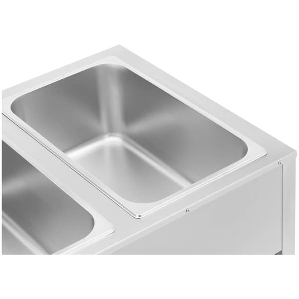 Royal Catering Bain Marie - 1265 W - 2 x GN 1/1 - med bas - Royal Catering
