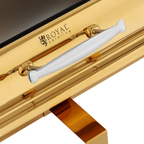 Royal Catering - Chafing dish - GN 1/1 - 9 l - 2 bränslebehållare - Med fönster