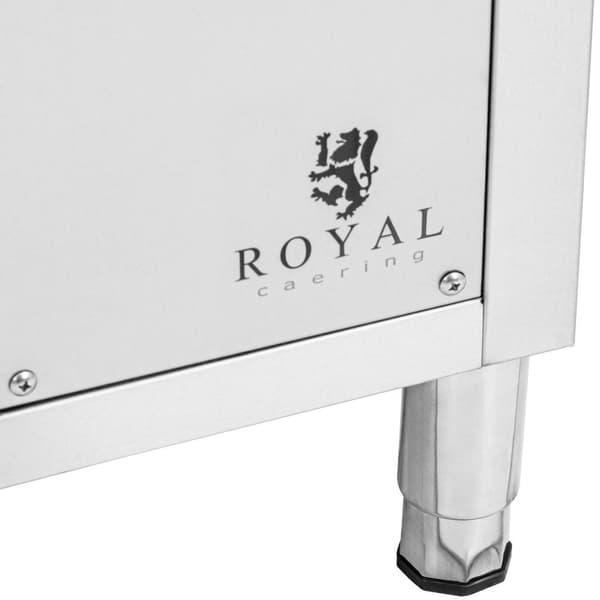 Royal Catering - Värmeskåp för mat - 180 x 60 x 85 cm - 30 till 80 °C