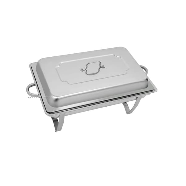 Madvarmer Buffet Server, Stor Kapacitet, Holdbart Rustfrit Stål,Sølv