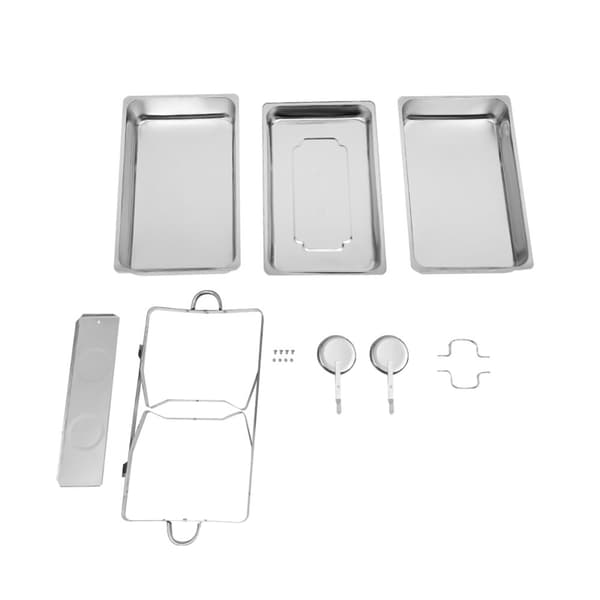 Chafing Dish Buffet Sæt, 2,38 Gallon, Alkoholopvarmning, Nem Transport
