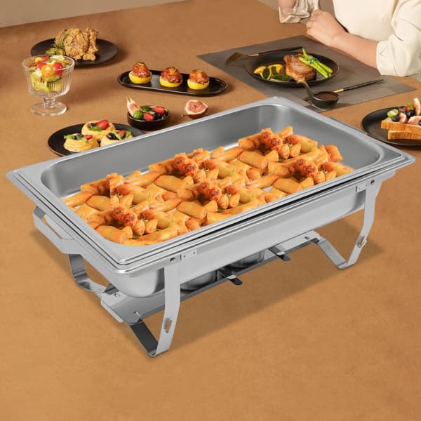 Chafing Dish, 1,54 gallonan kapasiteetti, ruostumaton teräsrakenteinen, helppo puhdistaa