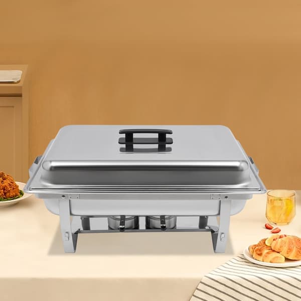 Chafing Dish, 1,54 gallonan kapasiteetti, ruostumaton teräsrakenteinen, helppo puhdistaa
